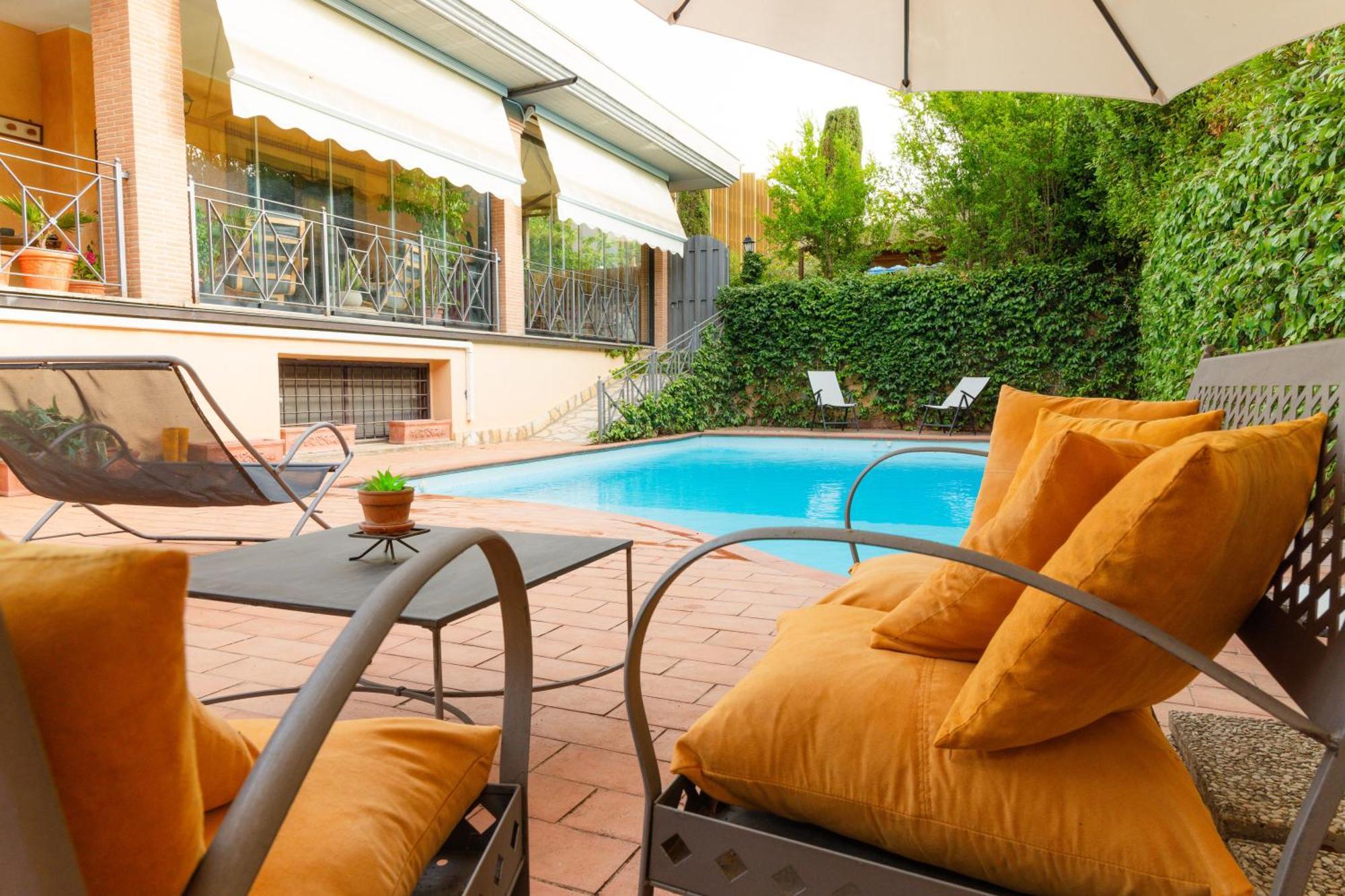 Villa Aureliana With Pool Near San Peter โรม ภายนอก รูปภาพ